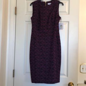 BNWT Purple and Black Calvin Klein Dress